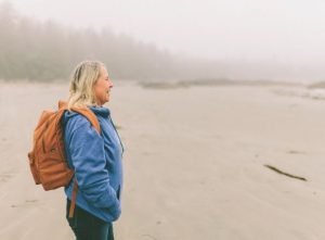 A woman who is an active participant in life and her retirement plan